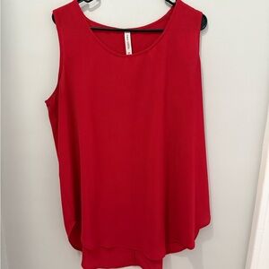 Zenana Outfitters Vibrant Red Tank Top